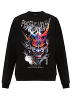 FesFas samurai-print Sweatshirt | Black | Men
