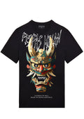 FesFas oni mask-print | Áo Thun | Nam | Màu Đen