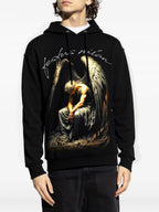 FesFas Fallen Angel-print Hoodie | Black | Men