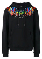 FesFas color-print Hoodie | Black | Men