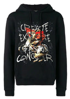 FesFas Napoleon-print Hoodie | Black | Men