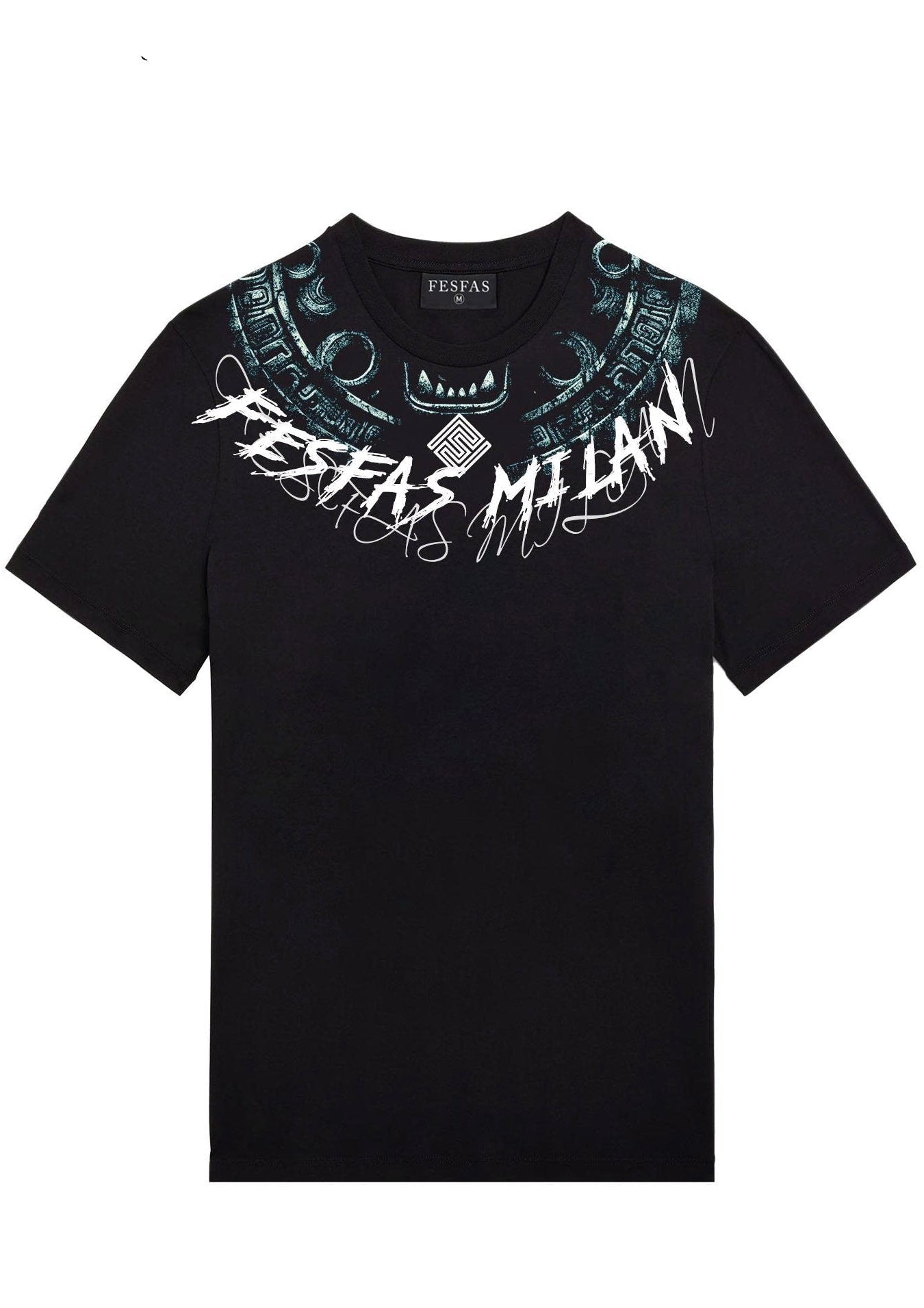 FesFas graphic-print | Áo Thun | Nam | Màu Đen