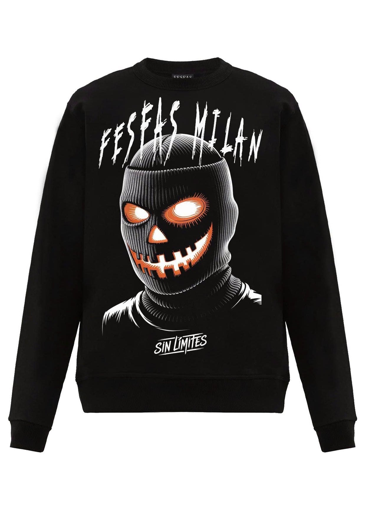 FesFas mask-print Sweatshirt | Black | Men