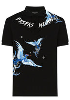 FesFas blue phoenix-print | Áo Polo | Nam | Màu Đen
