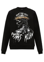 FesFas graphic-print Sweatshirt | Black | Men