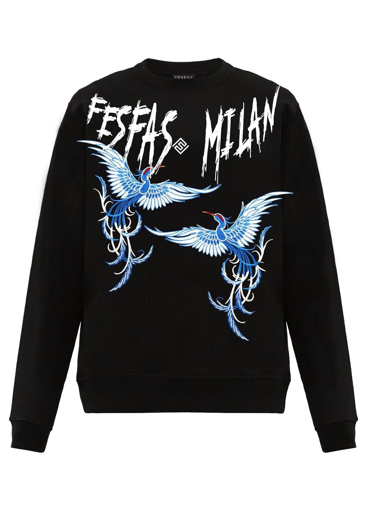 FesFas phoenix-print Sweatshirt | Black | Men
