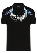 FesFas blue phoenix-print | Áo Polo | Nam | Màu Đen
