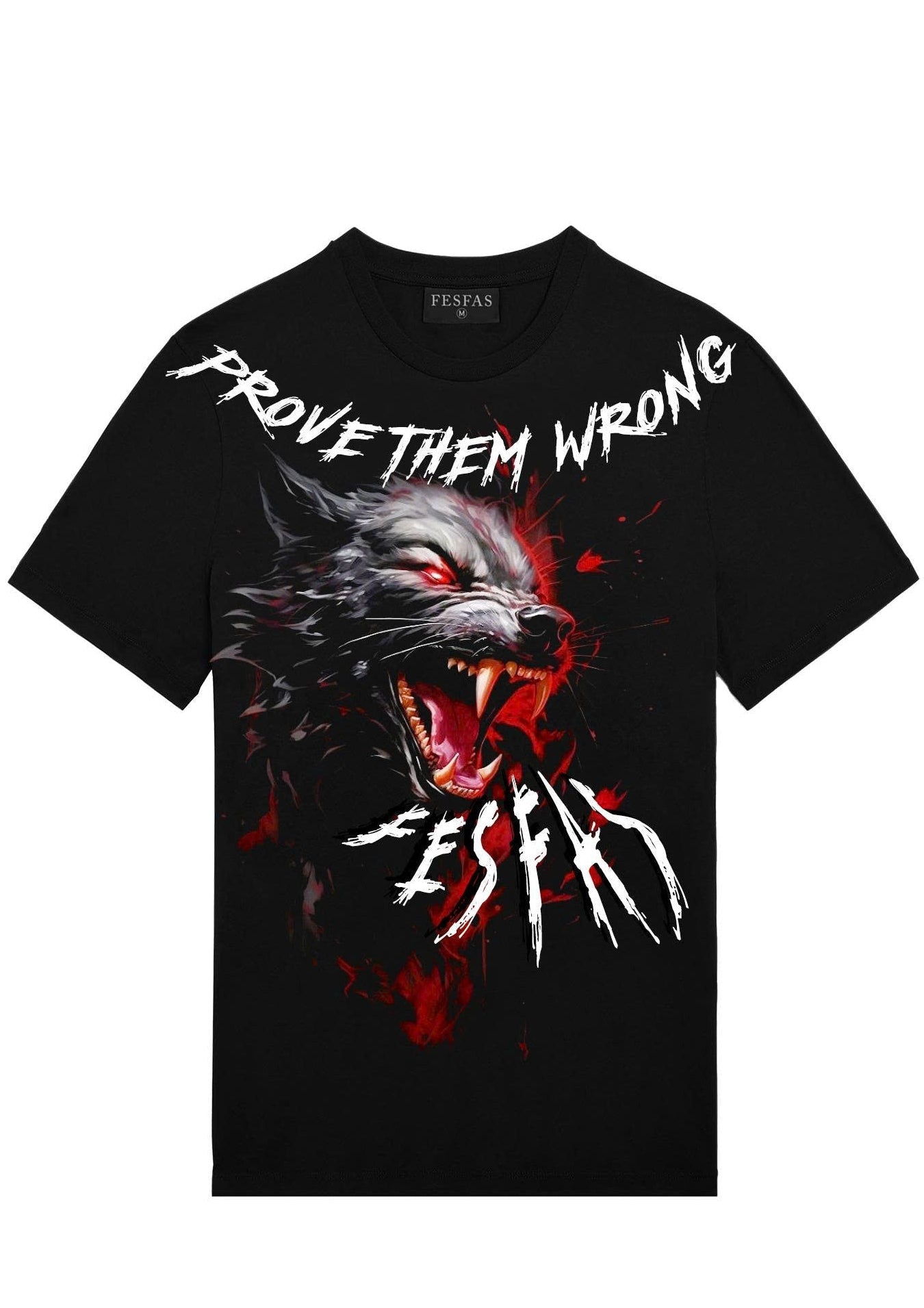 FesFas hyena-print | Áo Thun | Nam | Màu Đen