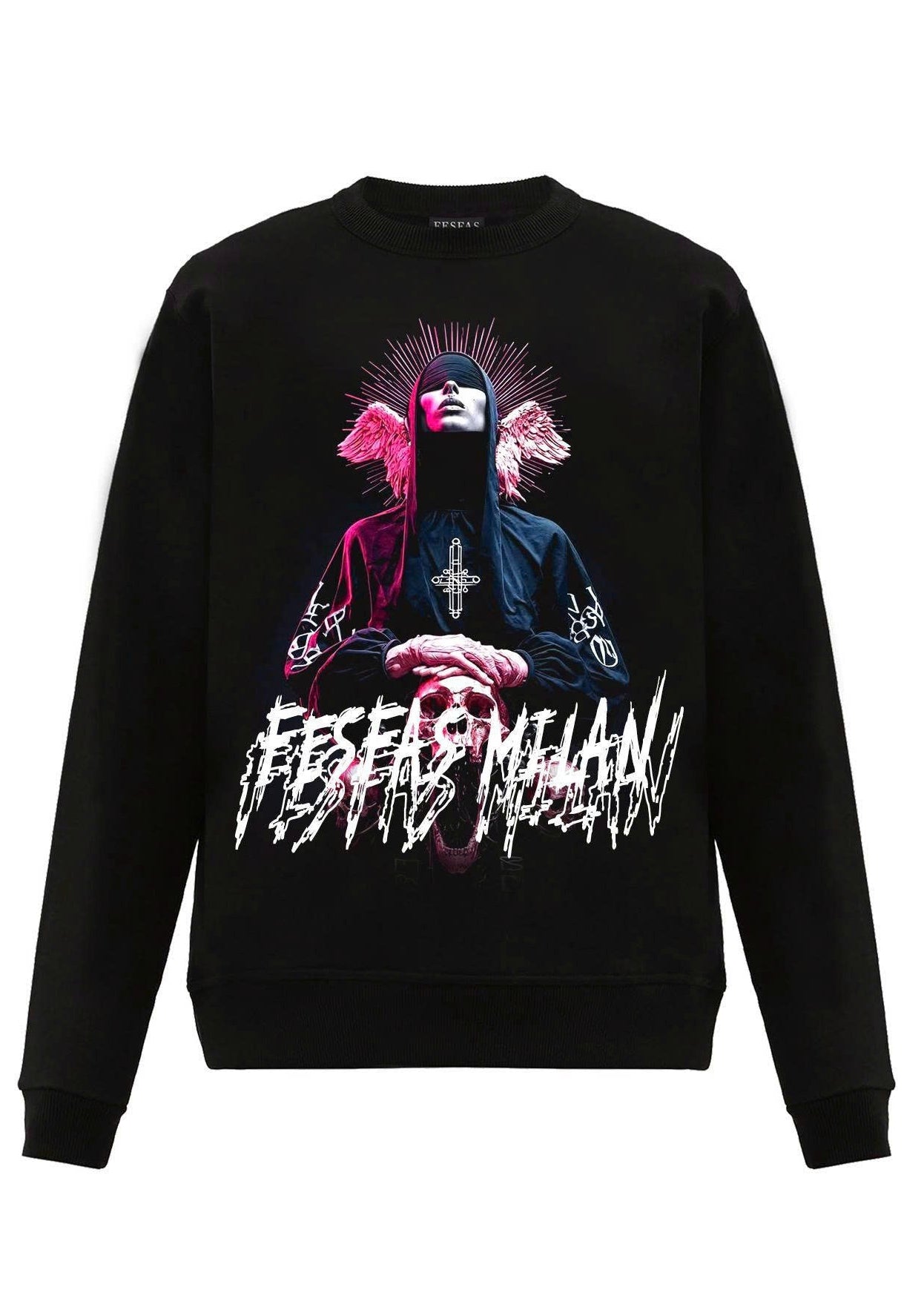 FesFas believer-print Sweatshirt | Black | Men