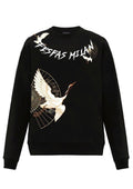 FesFas crane-print Sweatshirt | Black | Men