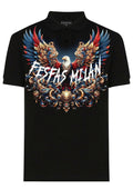 FesFas royal eagle-print | Áo Polo | Nam | Màu Đen