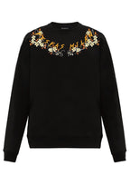 FesFas flowers-print Sweatshirt | Black | Men