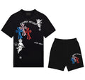 FesFas cross-print | Bộ T-Shirt | Nam | Màu Đen