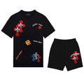 FesFas cross-print | Bộ T-Shirt | Nam | Màu Đen