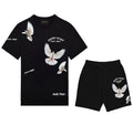 FesFas pigeons-print | Bộ T-Shirt | Nam | Màu Đen