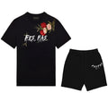 FesFas flowers-print | Bộ T-Shirt | Nam | Màu Đen
