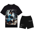 FesFas heaven guardian-print | Bộ T-Shirt | Nam | Màu Đen