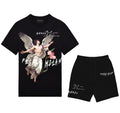FesFas angel-print | Bộ T-Shirt | Nam | Màu Đen