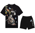 FesFas sphynx-print | Bộ T-Shirt | Nam | Màu Đen
