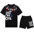 FesFas graphic-print | Bộ T-Shirt | Nam | Màu Đen